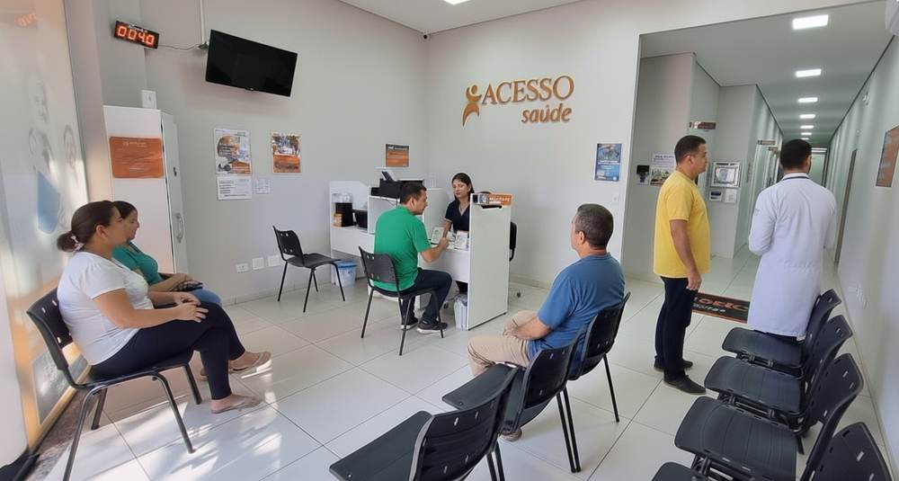 Recepção da Acesso Saúde Maringá